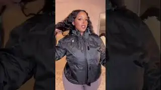 Waterproof jacket! 🖤 #waterproofjacket #waterproofcoat #hard75 #hard75blackgirl #plussizefashion