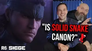 I asked Ubisoft how Solid Snake fits into Rainbow Six Siege Lore!
