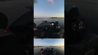70MPH in a Nitro bass boat!! #fishing #boating #fish #rbbass #speed #viral #shorts #bassboat #fun