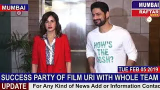 SUCCESS PARTY OF FILM URI WITH WHOLE TEAM | www.mumbairaftarnews.com |