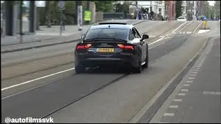 Audi RS7 full Milltek exhaust system. Loud Revs and Accelerating in Amsterdam!!