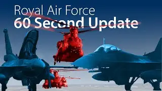 RAF 60 Second Update: Typhoons & F-35s on Ex Cobra Warrior, Chinooks on Ex Hathi Pol with Royal Navy