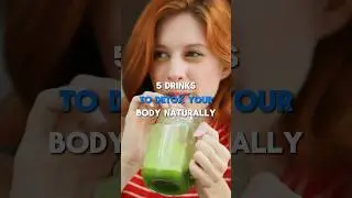 5 drinks to detox your body naturally. #health #nutrition #detox