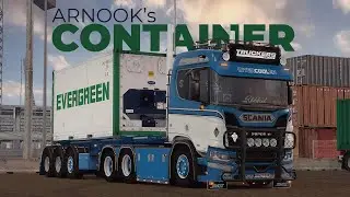 Enhance Your ETS2 Game with Real Container 290 Skin Pack with Traffic - New Arnook's Container Pack