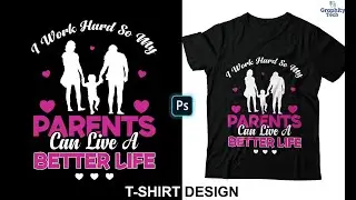 typography t-shirt design photoshop | vintage tee design photoshop #tshirt #photoshop #tutorial