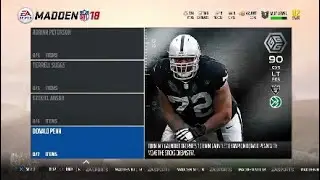Madden 18 mut gauntlet set (donald penn)