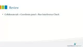 Interference Checking in Autodesk Revit