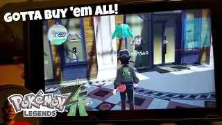 Как покупать одежду в магазинах! Прохождение Pokemon Legends ZA для Nintendo Switch V1