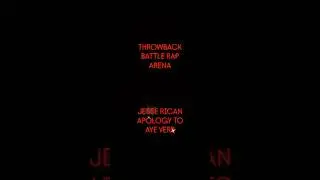 THROWBACK Battle Rap Arena: Aye Verb Makes Jesse Rican Apologize To Him 😂😂😂