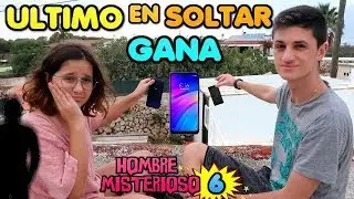 Hombre Misterioso 6 - El ULTIMO en SOLTAR el iPHONE gana 1000$ - con David y Lina