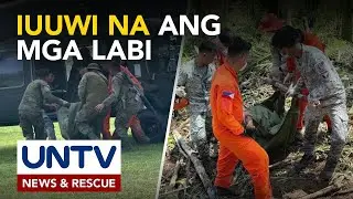 Mga labi ng crew ng PAF chopper na bumagsak sa Agusan del Sur, iuuwi na sa kanilang lugar