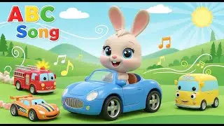 Baby Rabbit's ABC Vehicles Song | Learn Alphabet with Vehicles | Educational Songs for Kids
