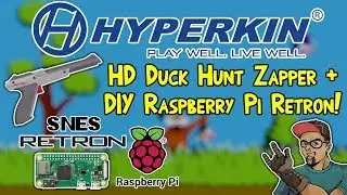 HDTV NES Duck Hunt Zapper & DIY SNES RetroN Raspberry Pi Hyperkin CES 2019!
