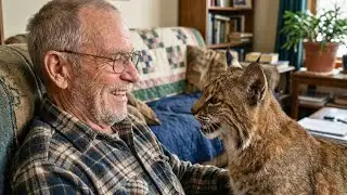 He Found a Bobcat on His Porch  What Happened Next Will Melt Your Heart