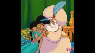 Jasmine with father - Aladdin