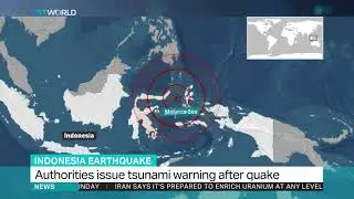 Tsunami alert issued after strong earthquake in Indonesia