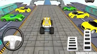 Impossible Monster Stunts: Yellow Vehicle Unlocked - Android GamePlay 3D