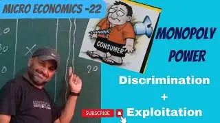 Exploitation by Monopolist | Monopoly Power|@Economics Paradox |AR= Demand Curve