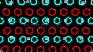 Hex Background - VJ Loop Pack (4in1)