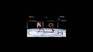UFC 4 Online: straight right knockout!! #ufc4 #shorts #gaming