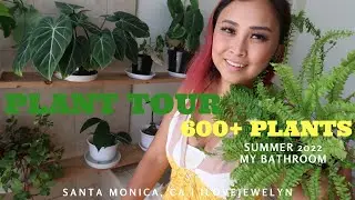 Bathroom Plant tour 2022 | Planting with Jewelyn | ILOVEJEWELYN