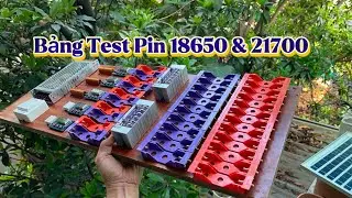 Tự L&agrave;m Bảng Test Pin Lithium 18650 21700 Mini Phục Vụ C&ocirc;ng Việc Chế Ch&aacute;o DIY