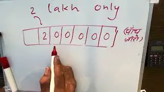 2 lakh only | 2,00,000 Number Spelling Hindi English | Maths | Hindi