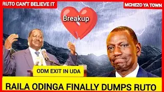 Bad news to Ruto in UK as Raila Odinga and his ODM team completely dumps him  today ahead of 2027 