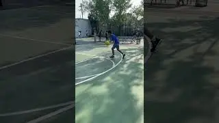 Spin layup + ball stuck in the net
