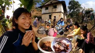 Beautiful Nepal Mountain Village Traditional Life | Organic Village Vlog | Bijaya Limbu