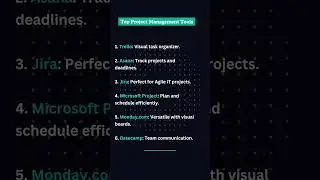Top Project Management Tools You Need in 2025! #shorts