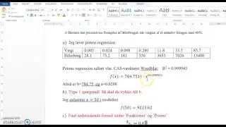 Opgave 7 potens regression