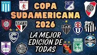TODOS LOS EQUIPOS COPA SUDAMERICANA 2026