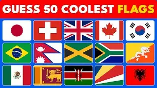 Can You Guess These 50 Coolest Flag Designs?
