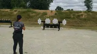 Watch Jessie Harrison run drills on the Revolution Heavy Duty Multi Target!