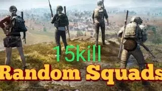 Random squad Game play PUBG Mobile lite 15 kill... PB SHOJIB