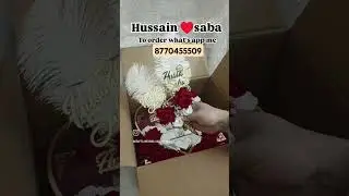 Nikah ka saman....To order yours whatsapp 8770455509..#nikahcombo #nikahdupatta #quboolhaidupatta