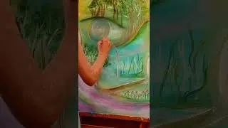 Intuitive energetic painting | Intuitives Malen | La'inesh Art