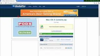 How to get the mac cursor for Windows 7, XP, etc. [requestd by: search_light1233]