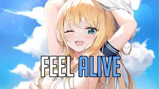 「Nightcore」 Feel Alive - KAMRAD ♡ (Lyrics)
