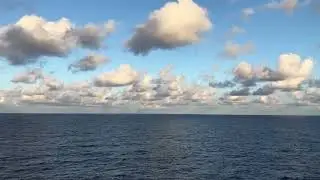 Caribbean Clouds Over the Sea