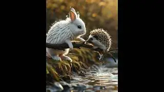 Rabbit and Hedgehog Friendship. #history #animals #help #rabbit #story #friendship #weak #love #cute