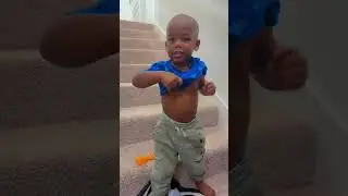 how to teach a two year old to be independent letting ben dress him self #toddlers 