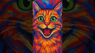 Gatinho Laranja em Expressionismo Pop Colorido 🐱🎨