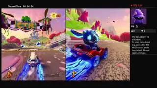 Crash Team Racing: Nitro-Fueled | CTR | Split Screen | Offline | #PS4LIVE2