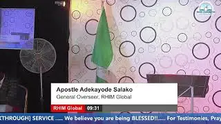 SUNDAY FIRST [BREAKTHROUGH] SERVICE - RHIMDCC