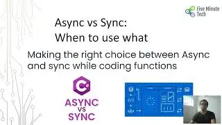 Async vs Sync: When to Use What  #asynchronous #asyncawait #asyncvssync
