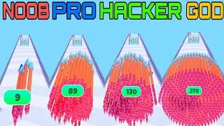 NOOB VS PRO VS HACKER VS GOD in Arrow Fest