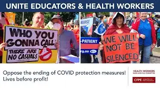 Unite educators and health workers: Oppose the ending of COVID safety measures! Lives before profit!