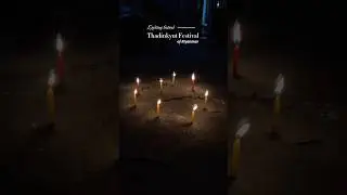Thadingyut Festival in Myanmar | lighting festival 🪔🙏🌕 #thadingyut #lightingfestival #traditional